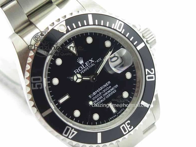 Metal Bracelet 16610 Submariner LN SH3135 Bezel JF Black Edition SS Best On 1:1 1231